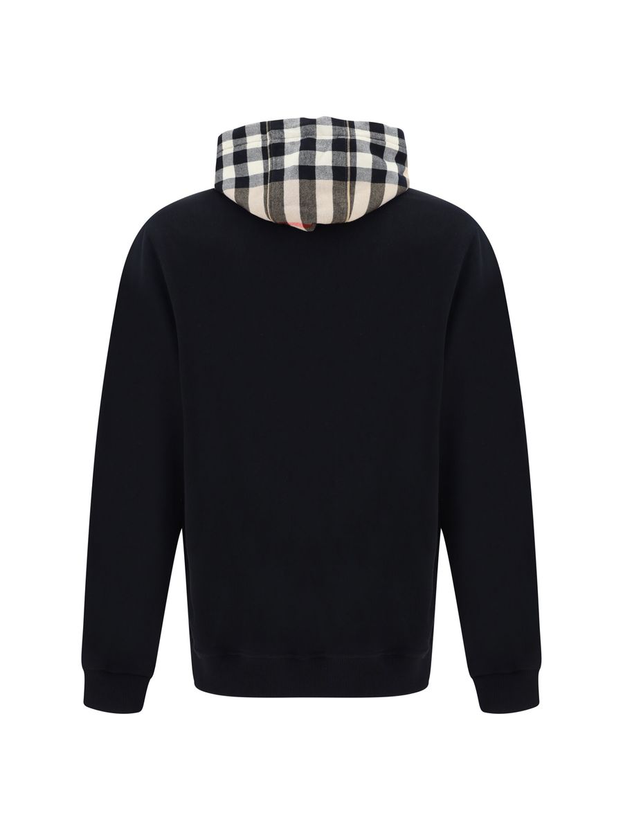 Burberry Black Cotton Samuel Hoodie Sweatshirt - Image 2