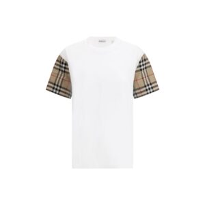Burberry White Cotton T-Shirt