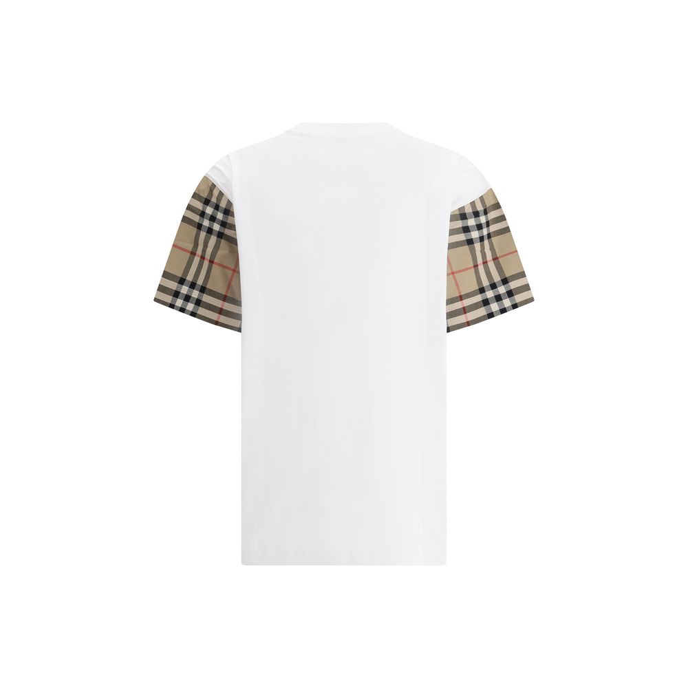 Burberry White Cotton T-Shirt - Image 2