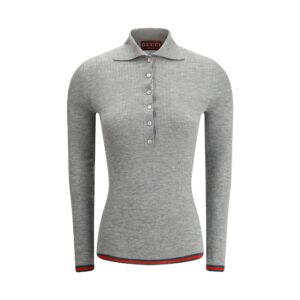 Gucci Gray Cashmere Top