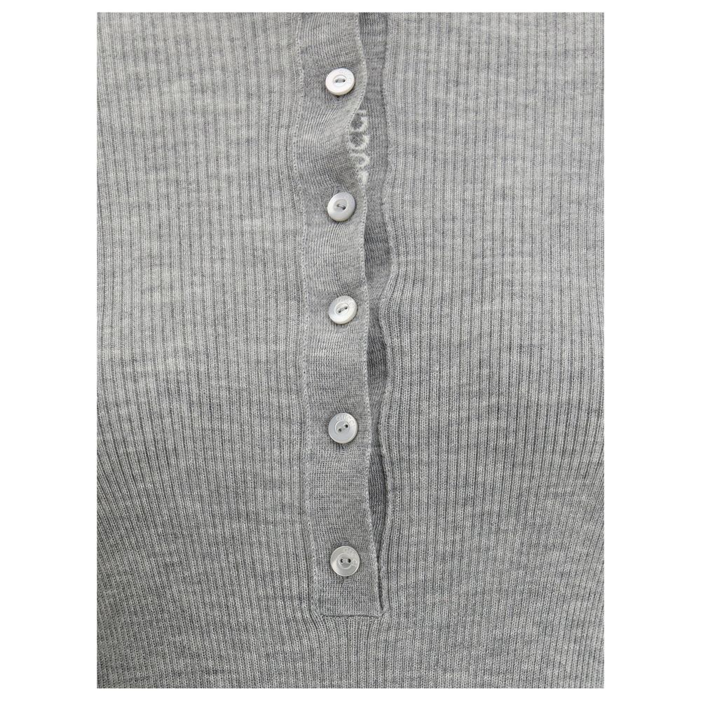 Gucci Gray Cashmere Top - Image 3
