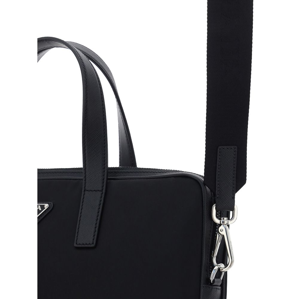 Prada Black Polyamide Shoulder Bag - Image 4
