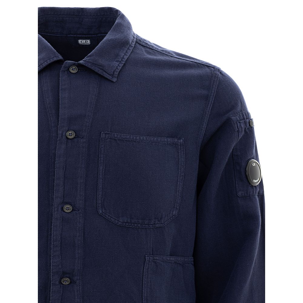 C.P. Company Blue Denim Shirt - Image 3