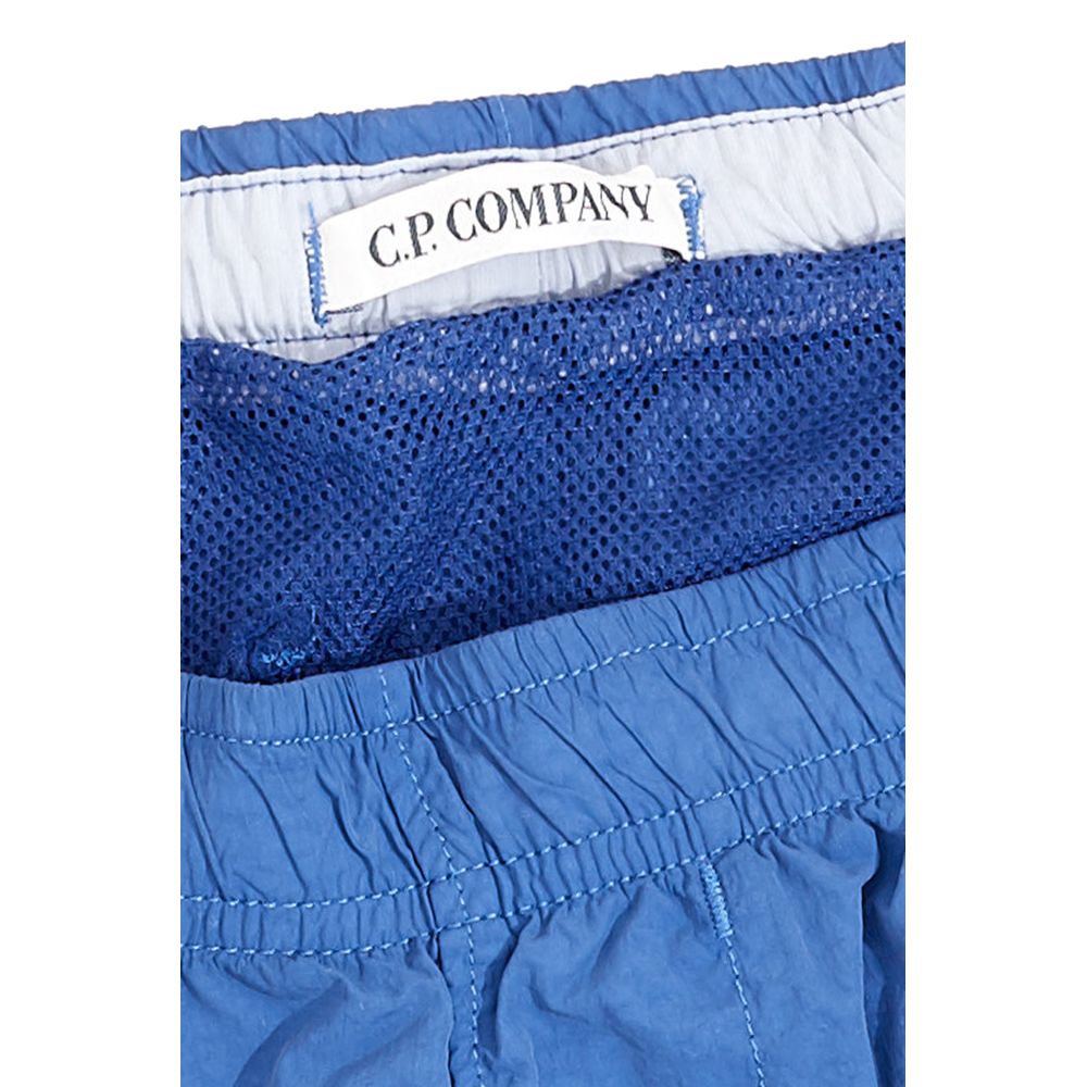 C.P. Company Blue Polyamide Swim Shorts - Image 3