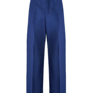 Gucci Blue Classic Cotton Pants