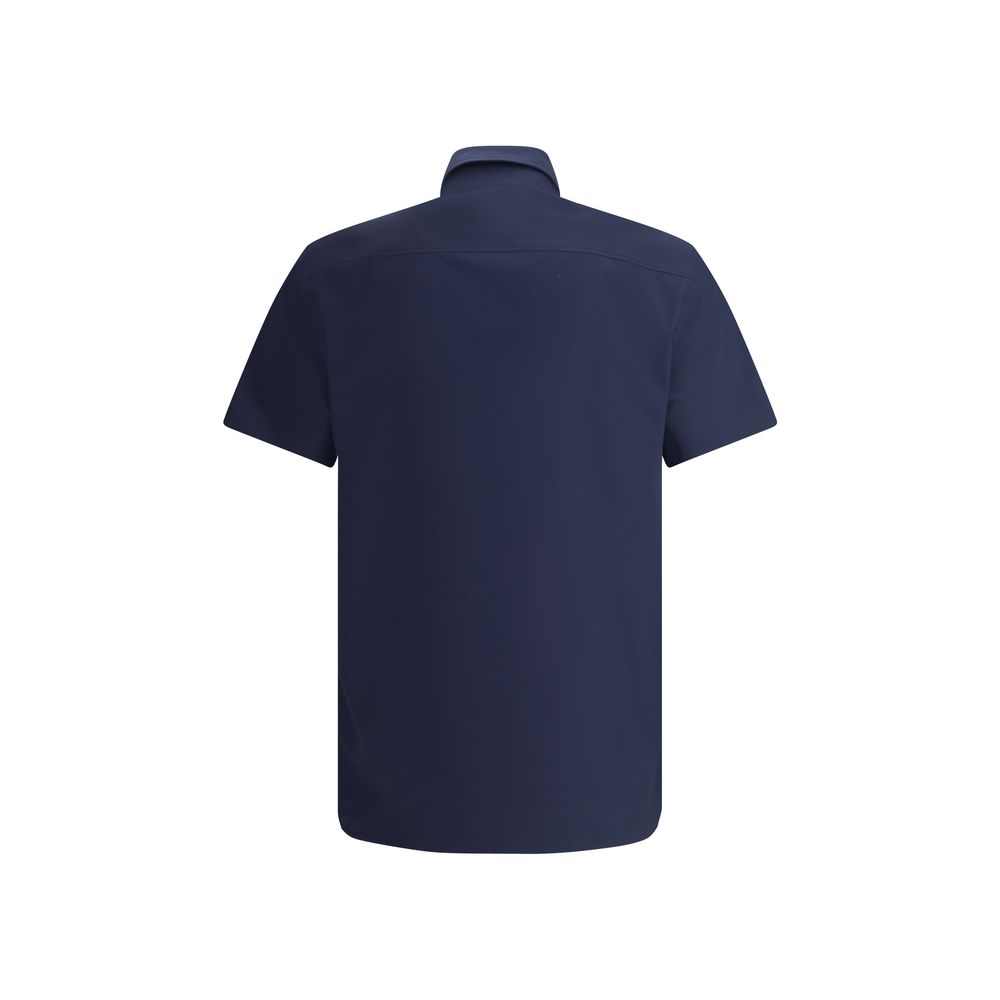 Burberry Blue Cotton Shortsleeve Shirt - Image 2