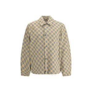 Burberry Beige Polyester Jackets And Coat