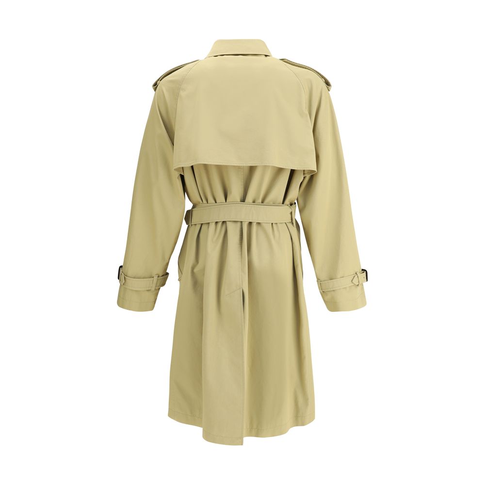 Burberry Beige Cotton Coat - Image 2