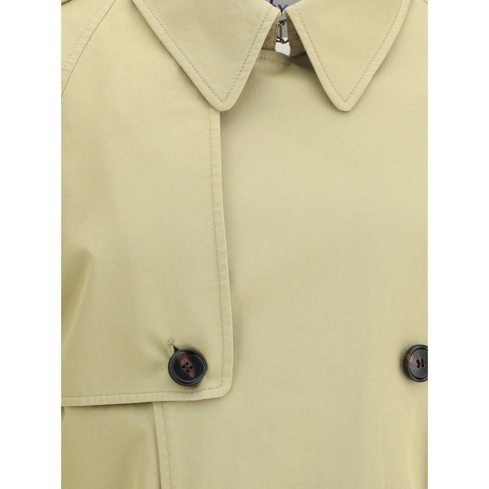 Burberry Beige Cotton Coat - Image 3