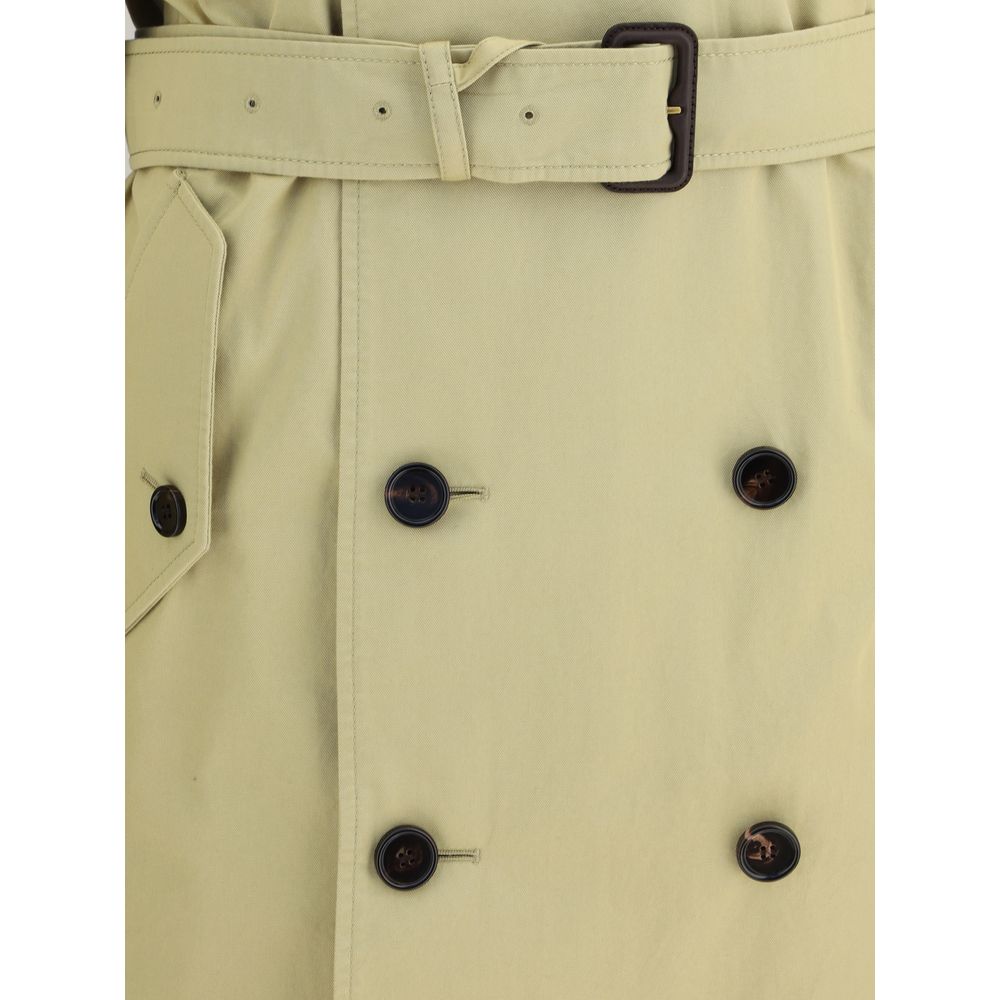 Burberry Beige Cotton Coat - Image 4