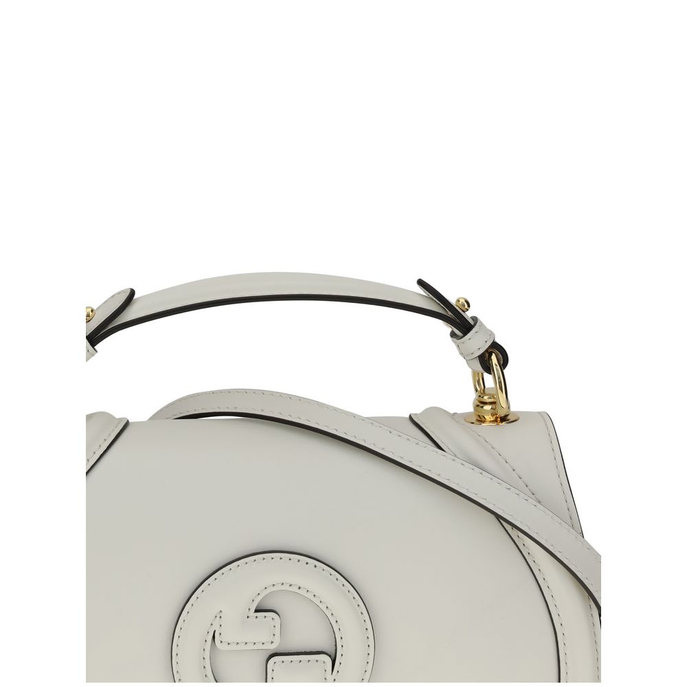Gucci White Calf Leather Bos Taurus Handbag - Image 4