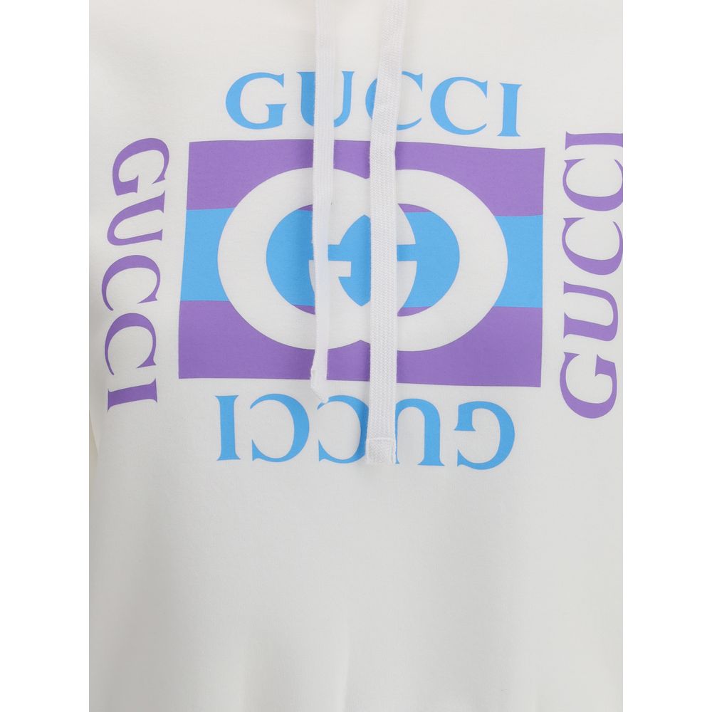 Gucci White Cotton Sweatshirt - Image 3