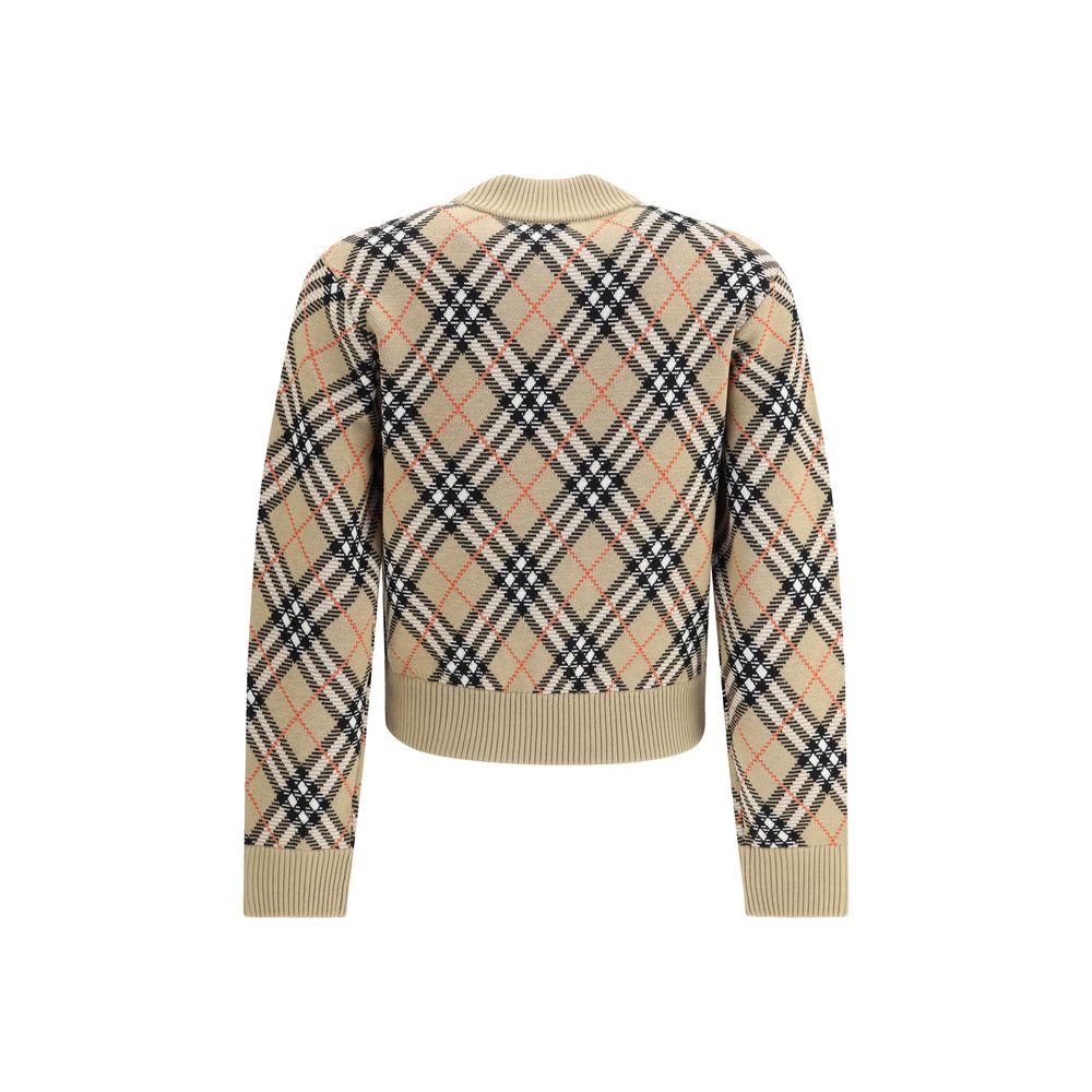 Burberry Beige Wool Cardigan - Image 2