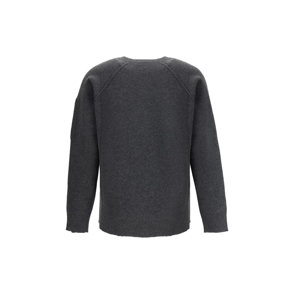 C.P. Company Gray Wool Sweatshirt - Image 2