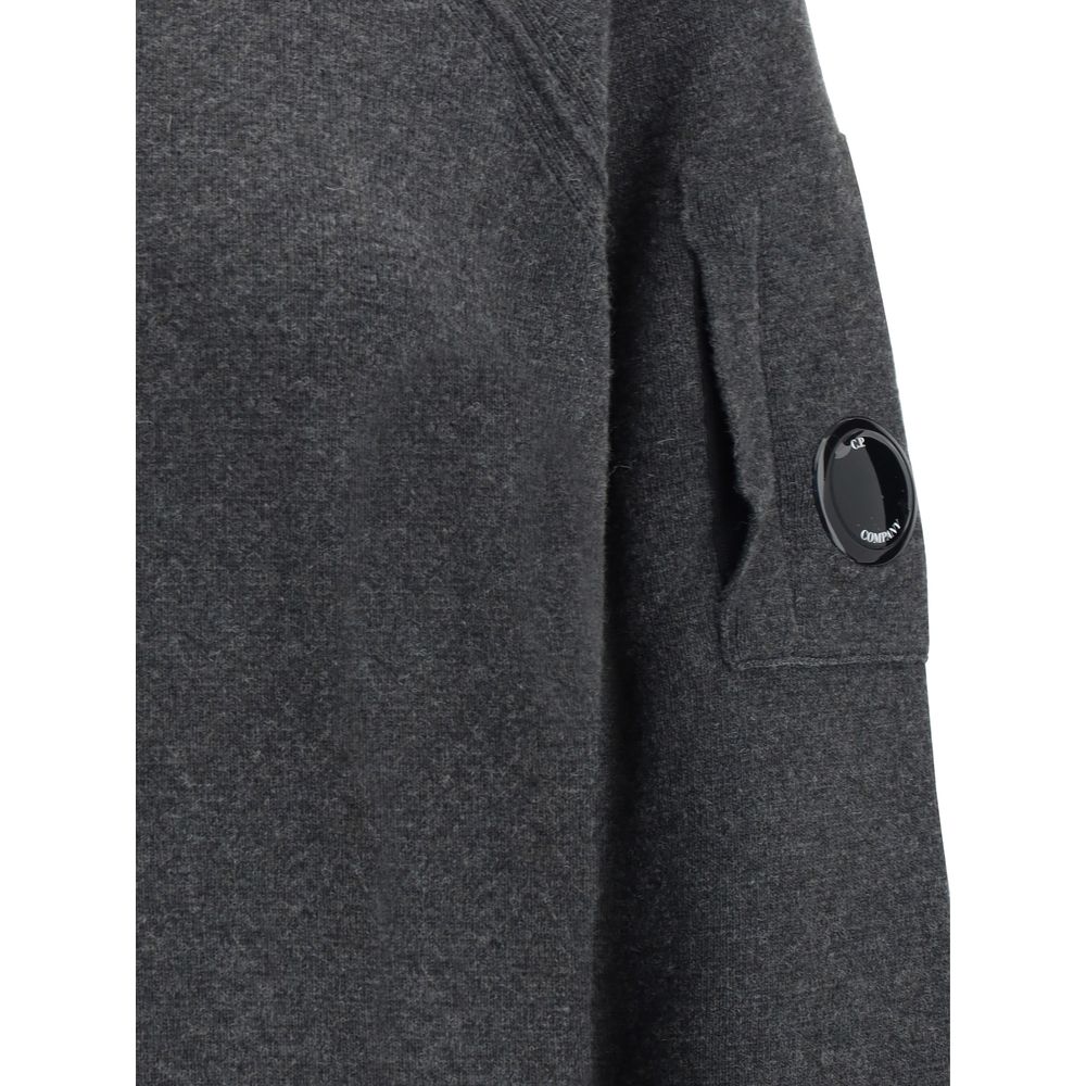 C.P. Company Gray Wool Sweatshirt - Image 3