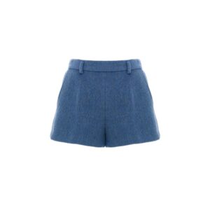 Gucci Blue Wool Shorts