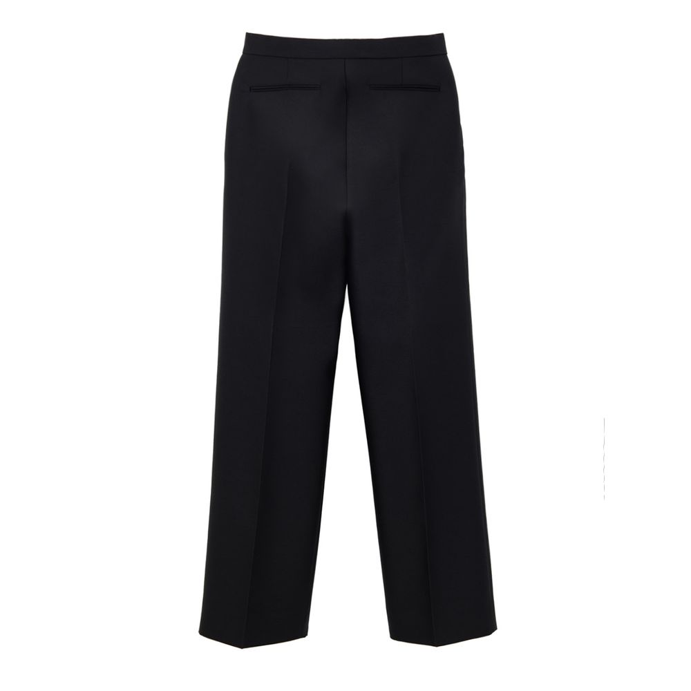 Gucci Black Cotton Casual Pants - Image 2