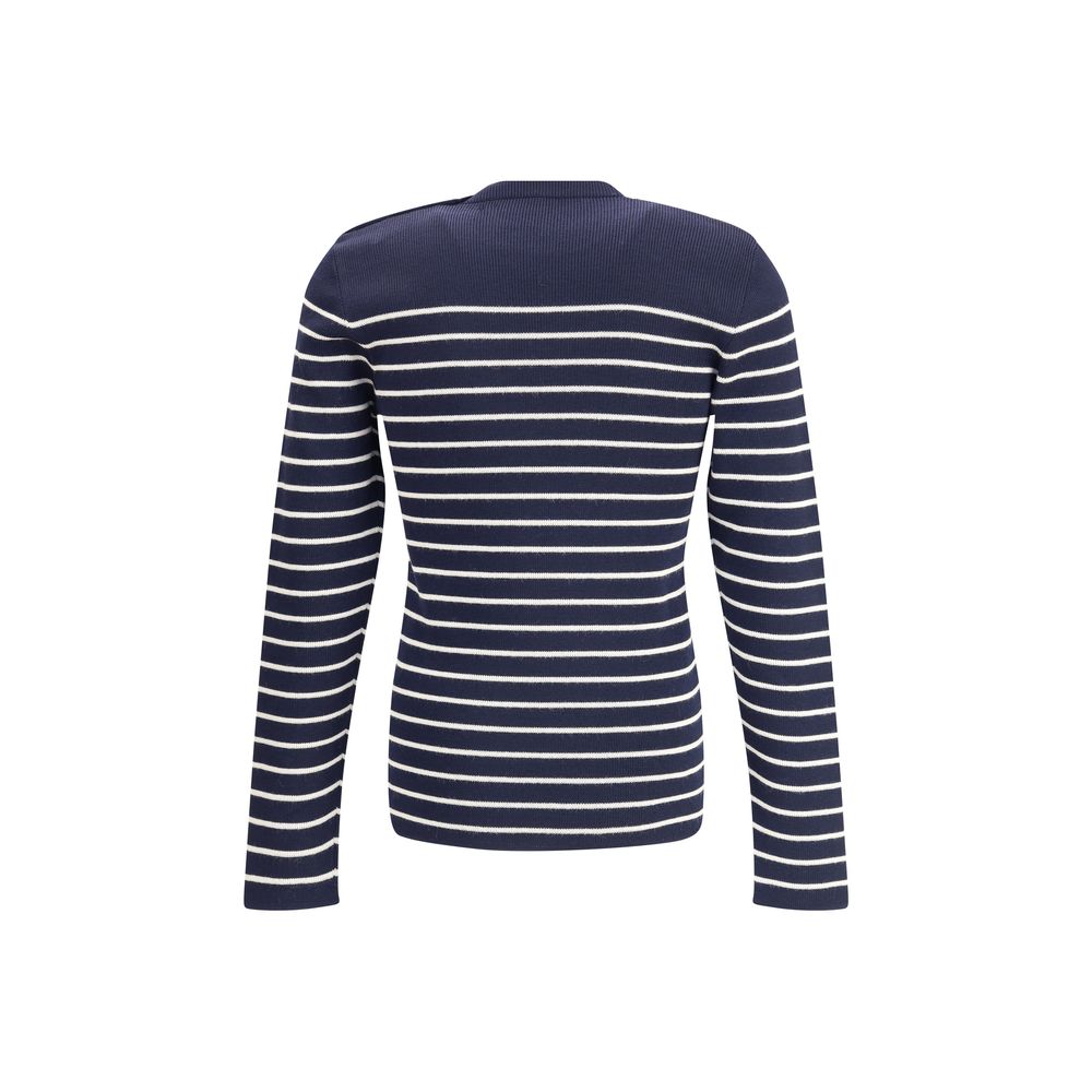 Prada Blue Fleece Wool Sweatshirt - Image 2