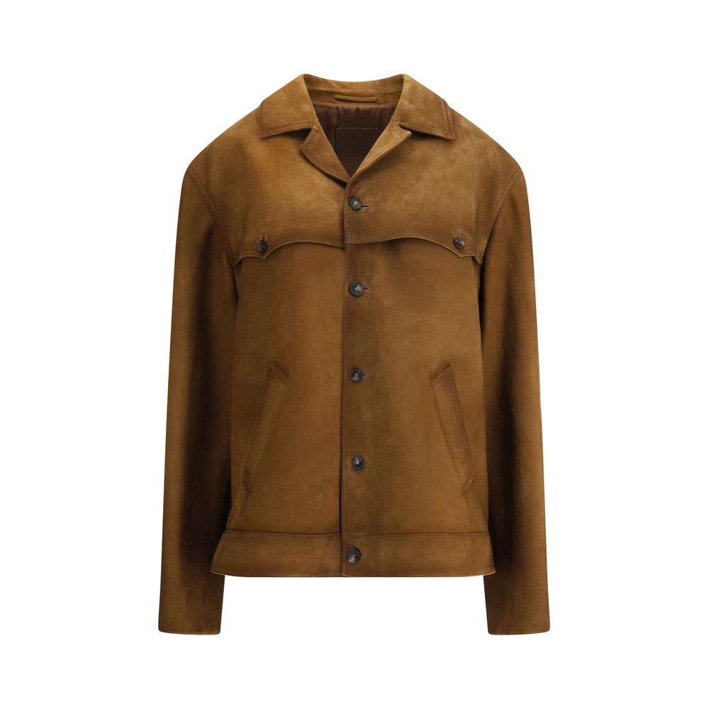 Prada Brown Leather Jacket