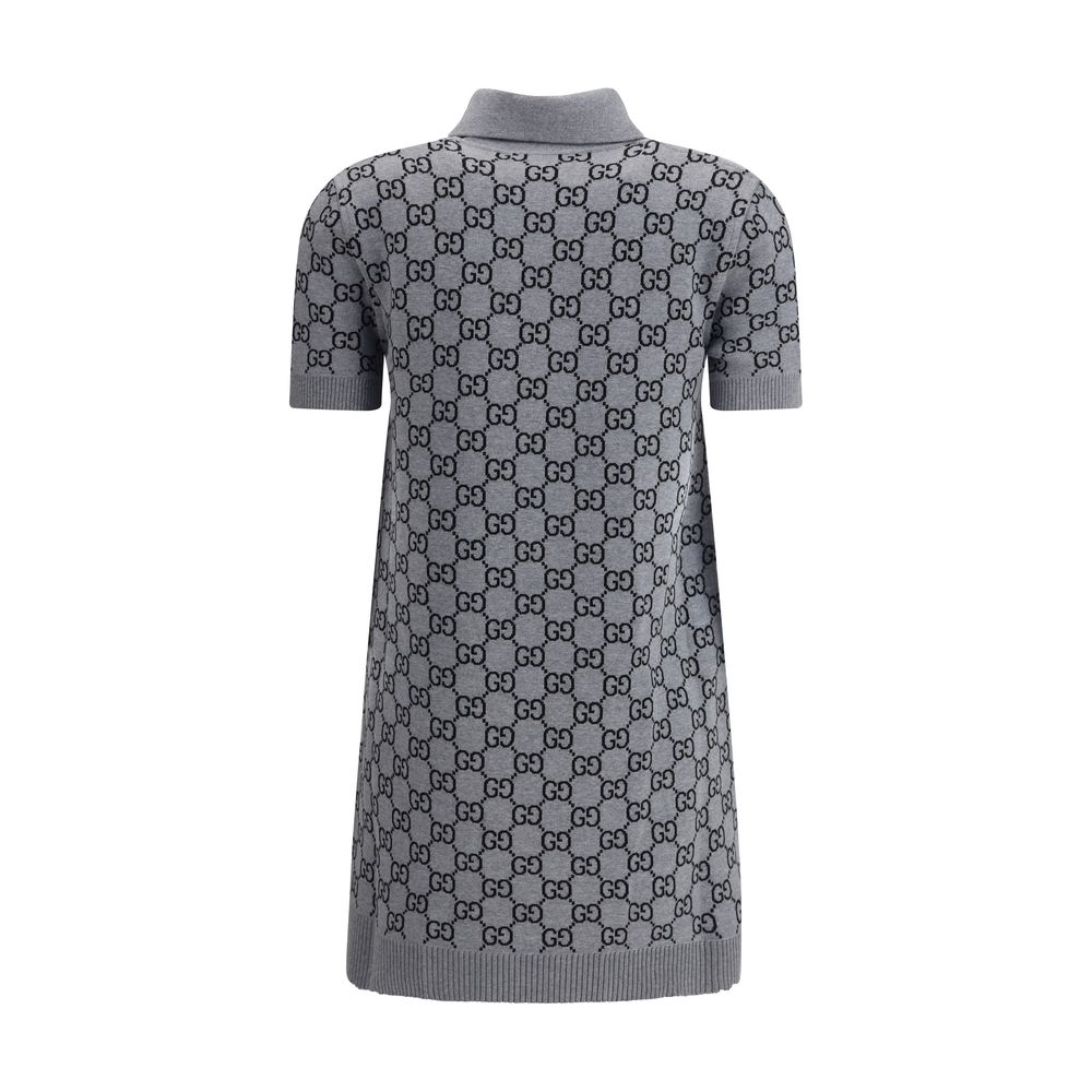 Gucci Gray Wool Casual Dress - Image 2