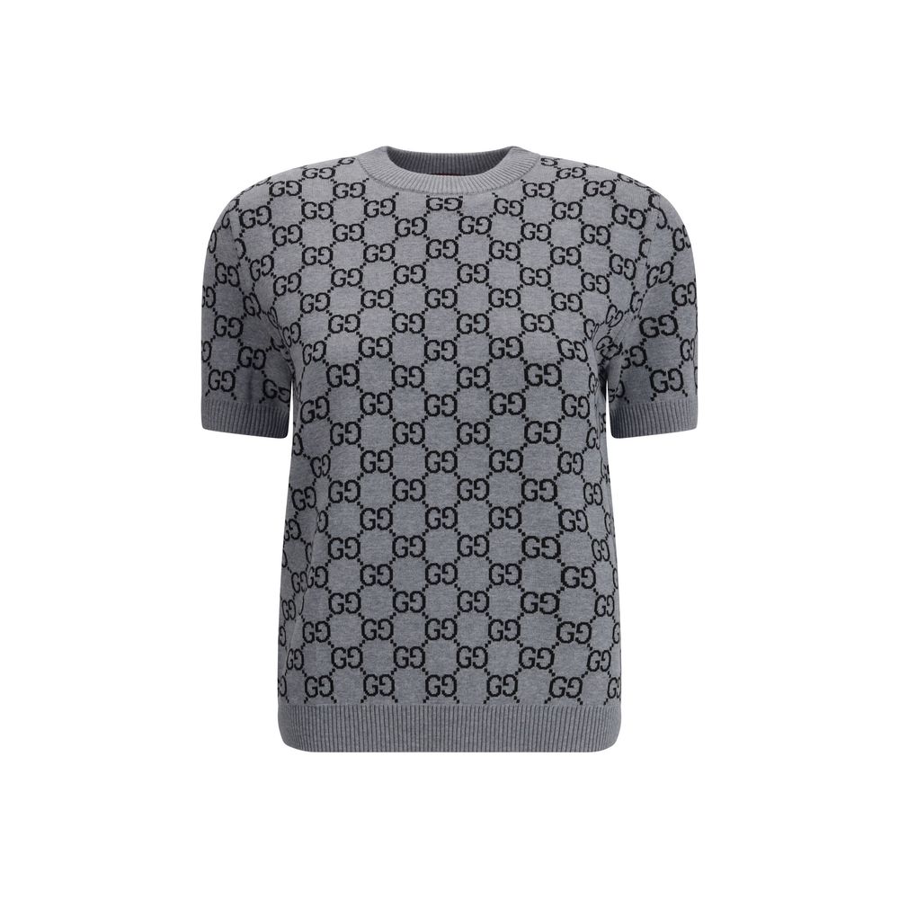 Gucci Gray Wool Sweatshirt