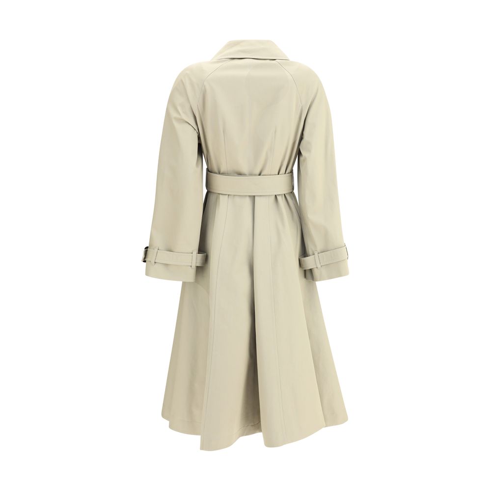 Burberry Beige Cotton Coat - Image 2