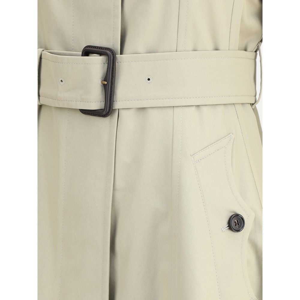 Burberry Beige Cotton Coat - Image 3