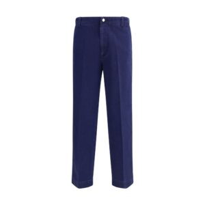 Gucci Blue Cotton Jeans Denim