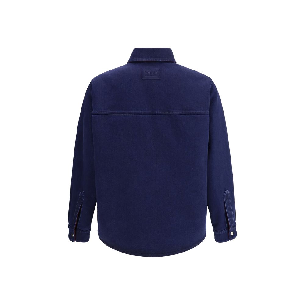 Gucci Blue Denim Shirt - Image 2