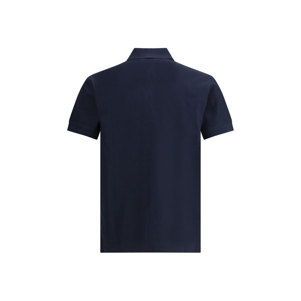 Burberry Blue Cotton Polo Shirt - Image 2