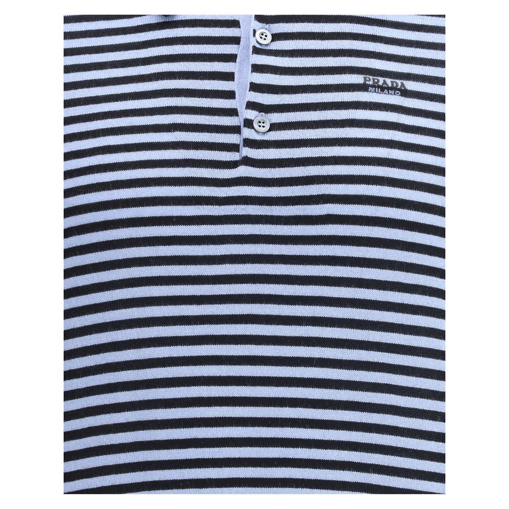 Prada Multicolor Cotton Polo Shirt - Image 3