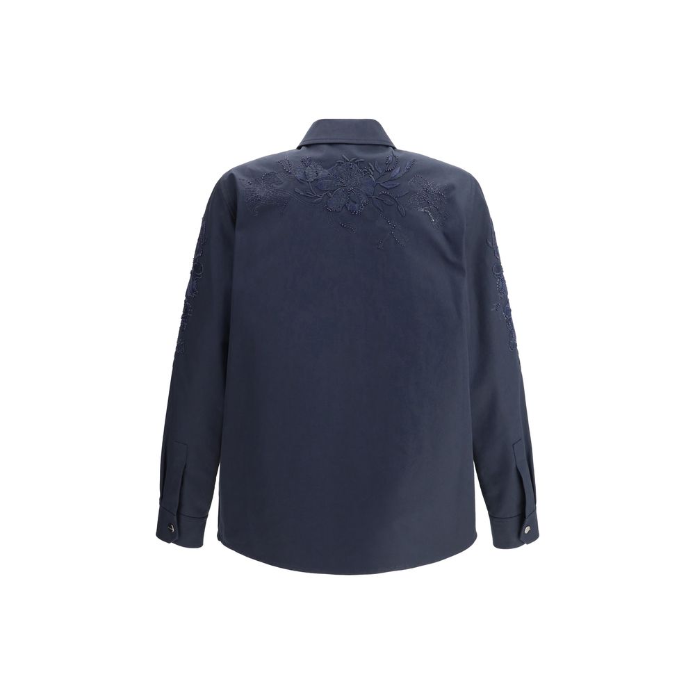 Gucci Blue Cotton Denim Jacket - Image 2