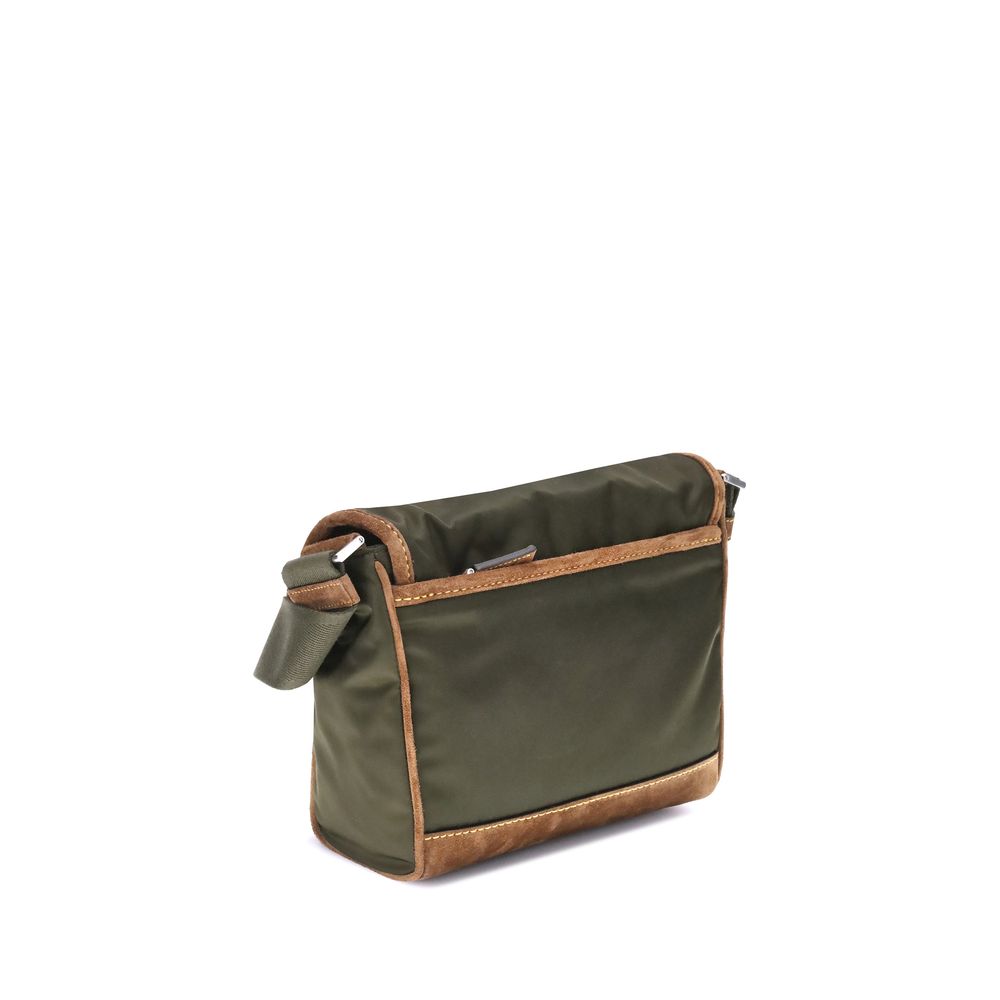 Prada Bicolor Recycled Polyamide Shoulder Bag - Image 3