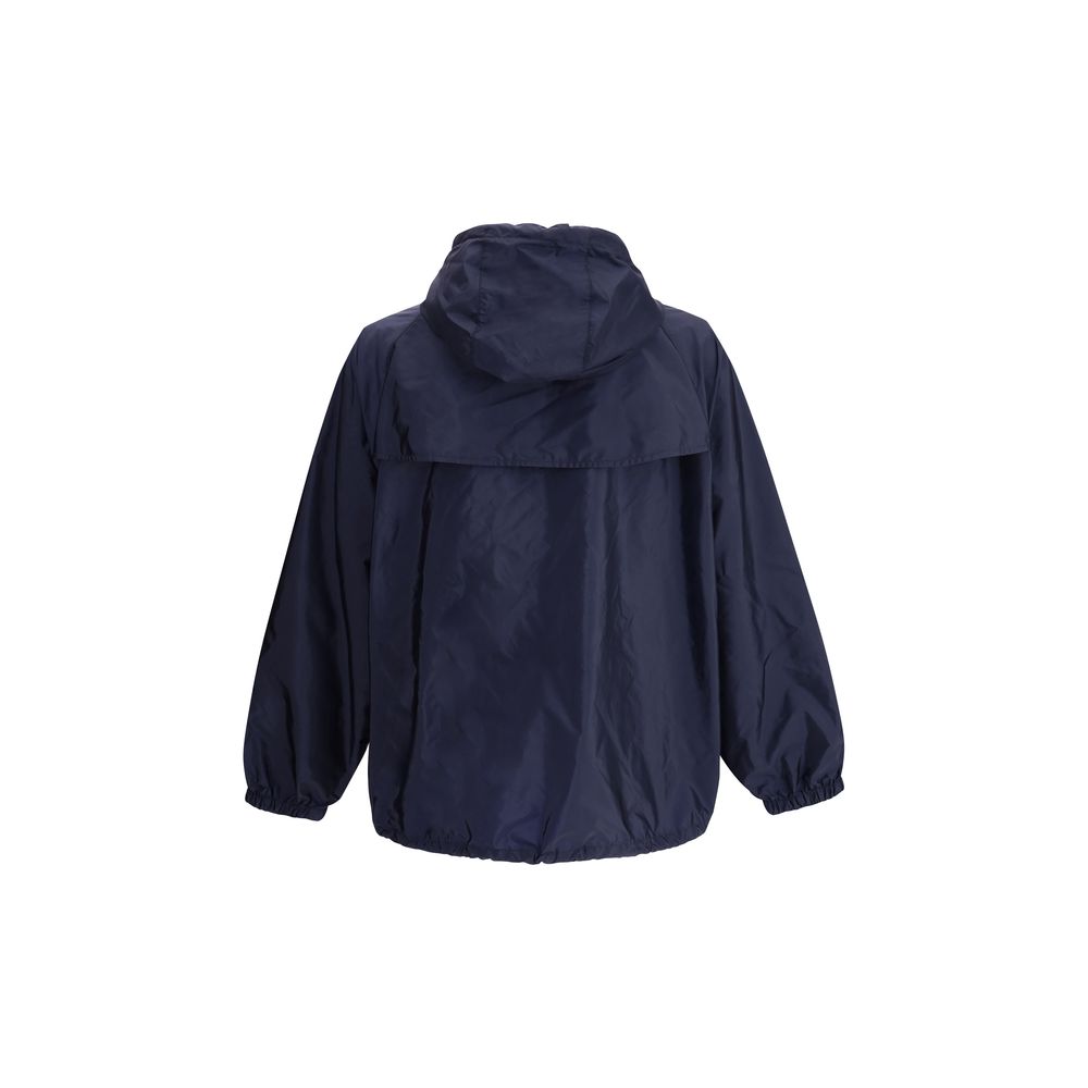 Prada Blue Recycled Polyamide Shell Jacket - Image 2