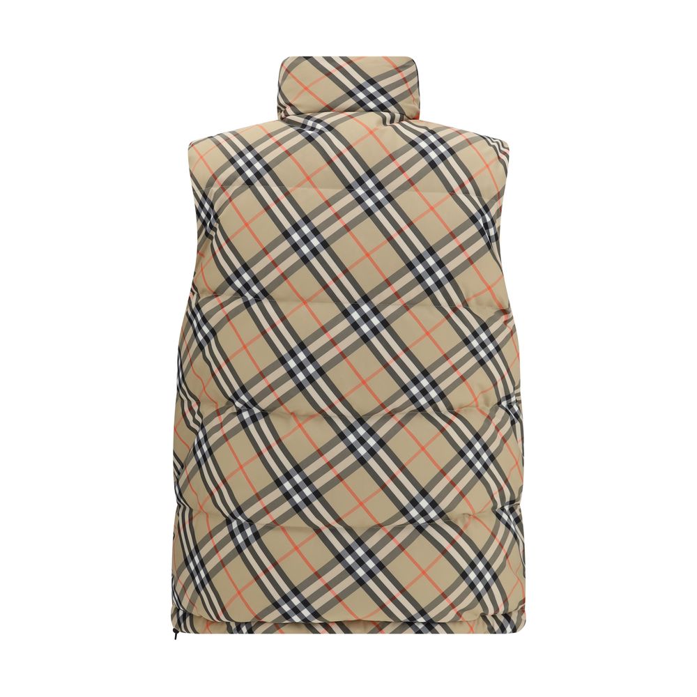 Burberry Black Polyester Sleveless Jacket - Image 3