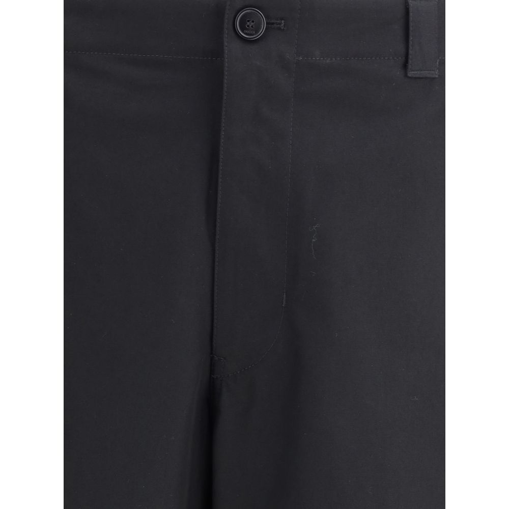 Gucci Black Cotton Casual Pants - Image 3