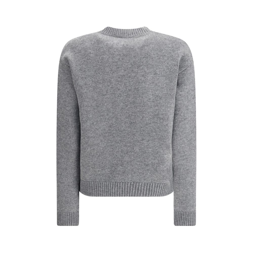 Gucci Gray Wool Sweatshirt - Image 2