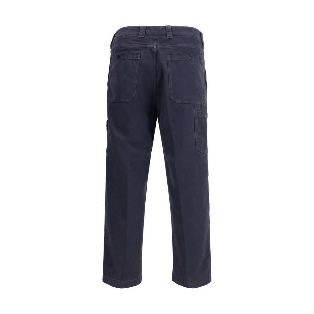 Stone Island Multicolor Cotton Casual Pants - Image 2