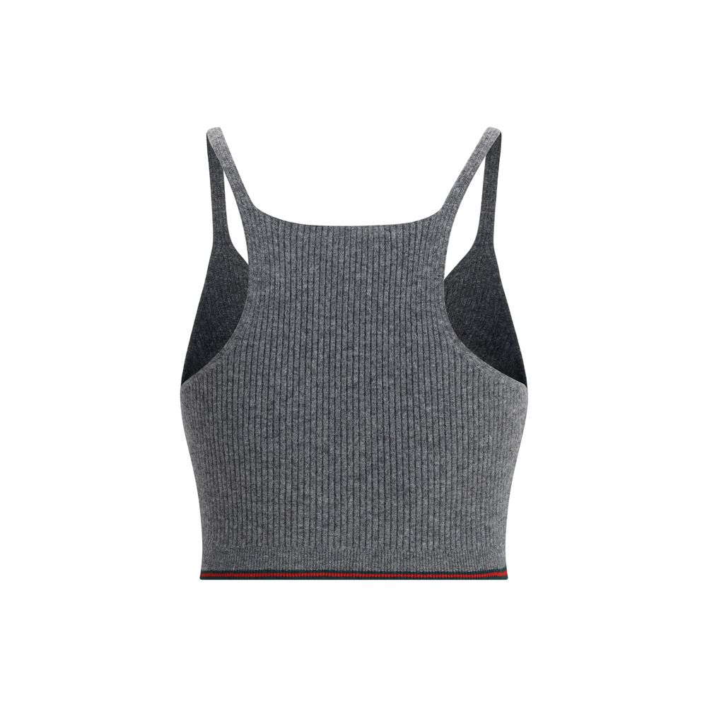 Gucci Gray Wool Top - Image 2
