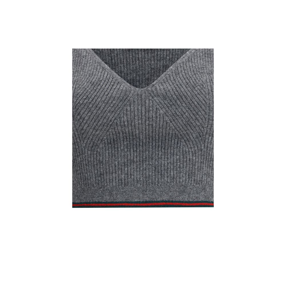 Gucci Gray Wool Top - Image 3