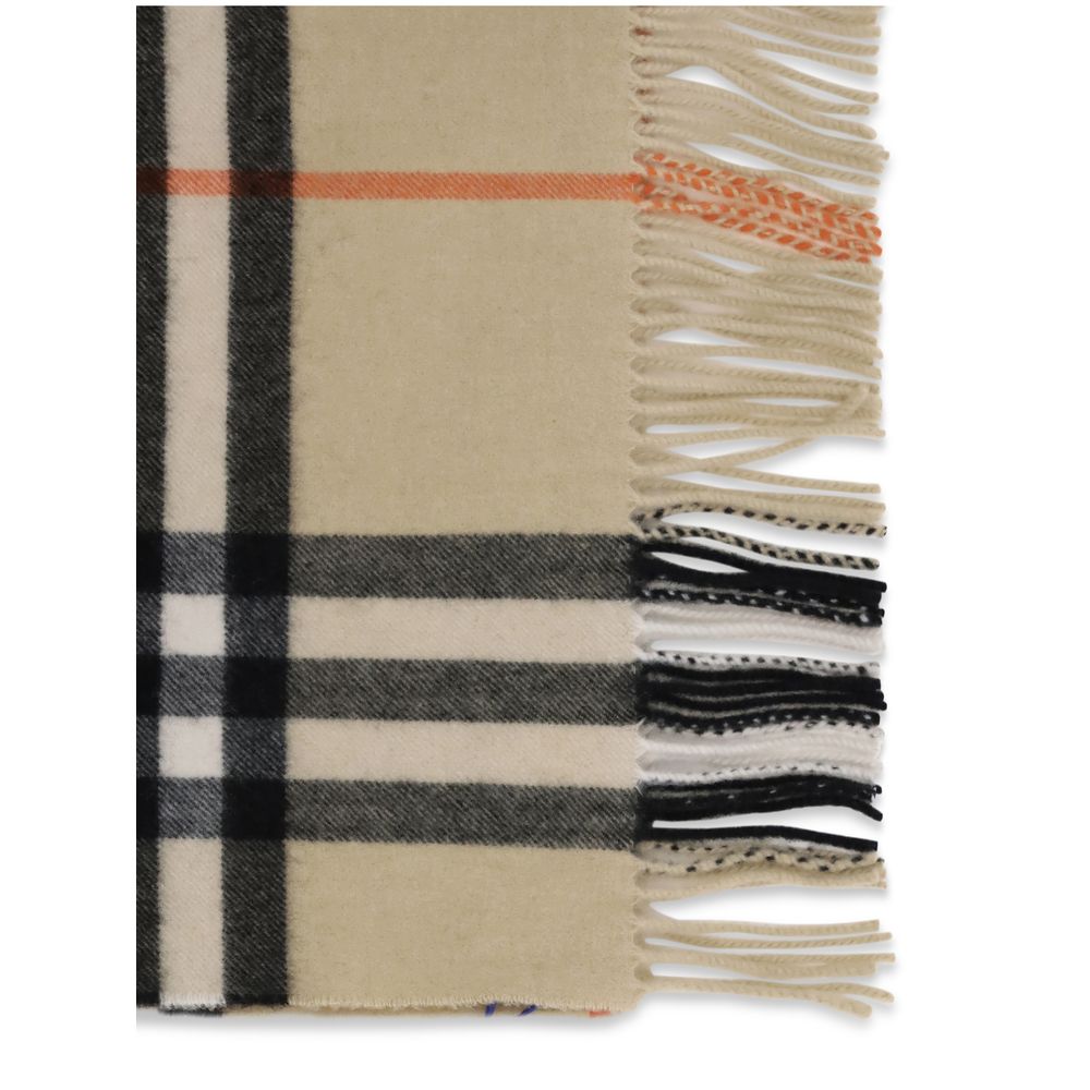 Burberry Beige Cashmere Scarf - Image 3