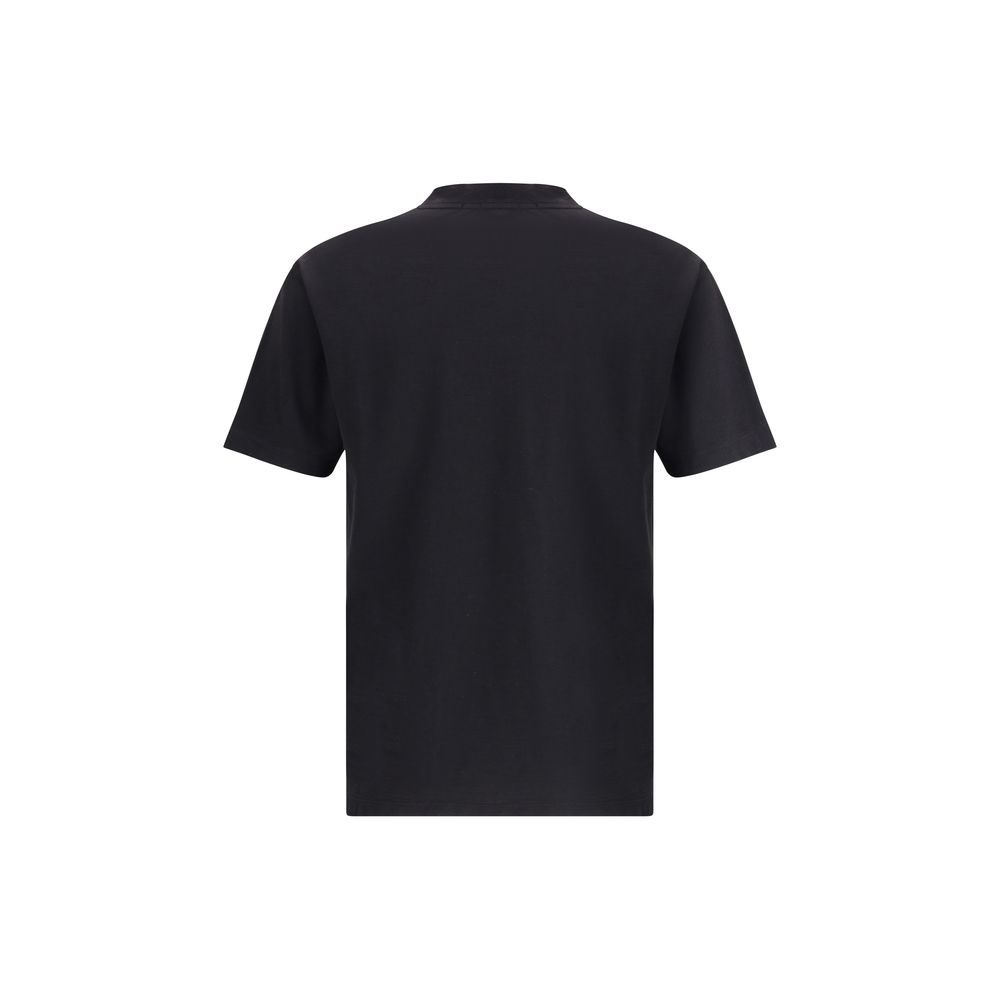 Stone Island Black Cotton T-Shirt - Image 2