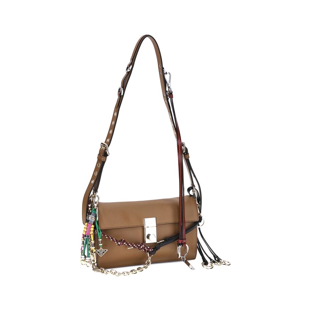 Prada Brown Calf Leather Bos Taurus Shoulder Bag - Image 2