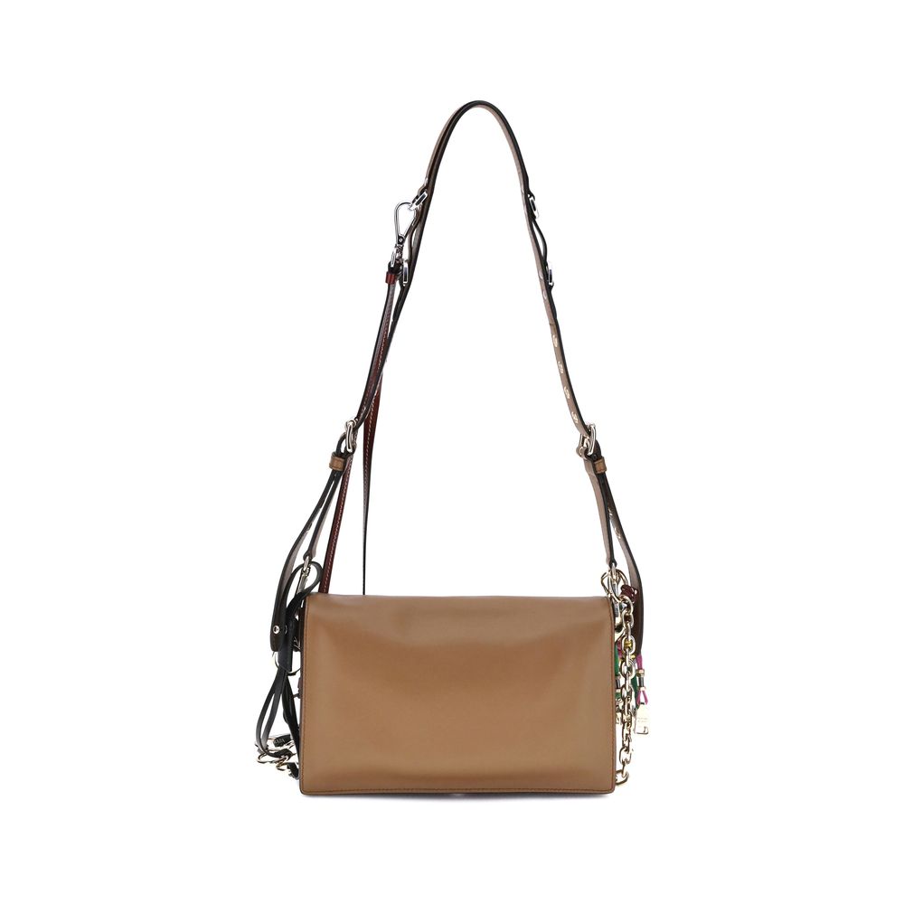 Prada Brown Calf Leather Bos Taurus Shoulder Bag - Image 3