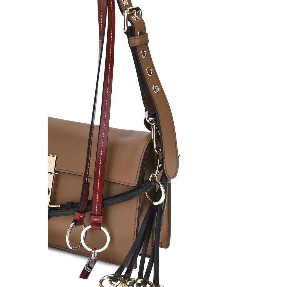Prada Brown Calf Leather Bos Taurus Shoulder Bag - Image 5