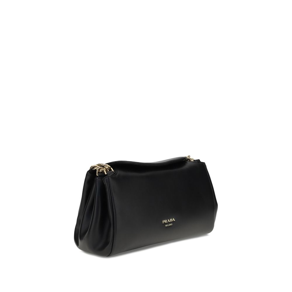 Prada Black Calf Leather Bos Taurus Shoulder Bag - Image 2