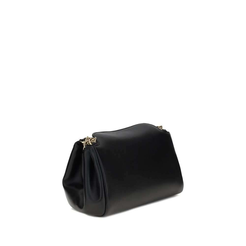 Prada Black Calf Leather Bos Taurus Shoulder Bag - Image 3