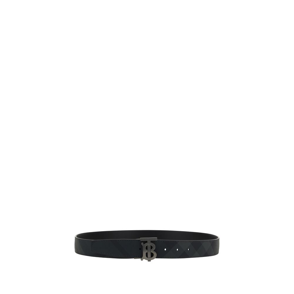 Burberry Black Polyurethane Regular Belt - Image 2