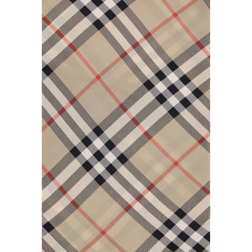 Burberry Beige Silk Scarf - Image 3