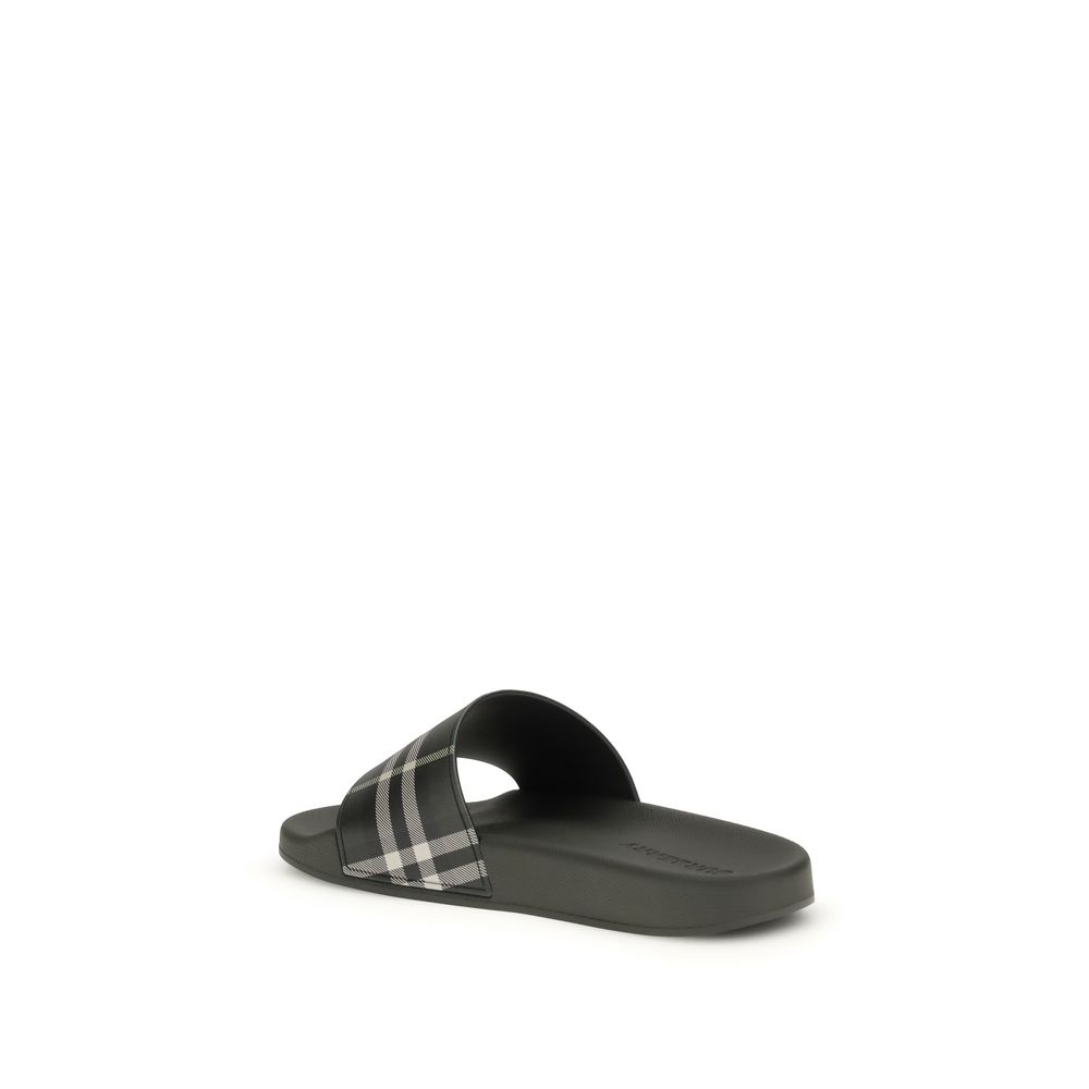 Burberry Bicolor Polyurethane Slippers - Image 3